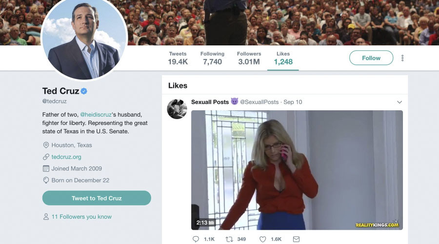 Ted's Twitter Likes