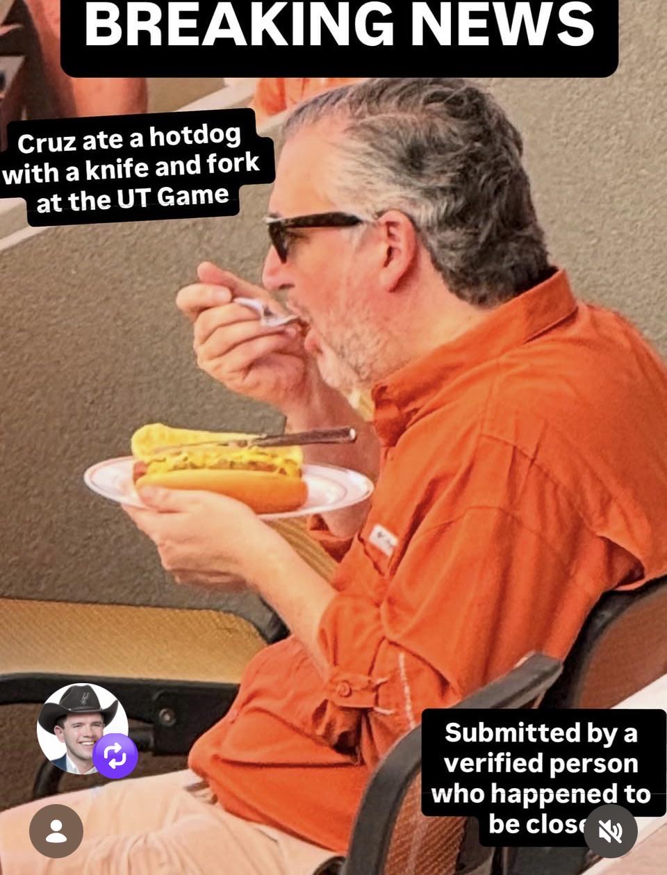 Hot Dog With A Fork