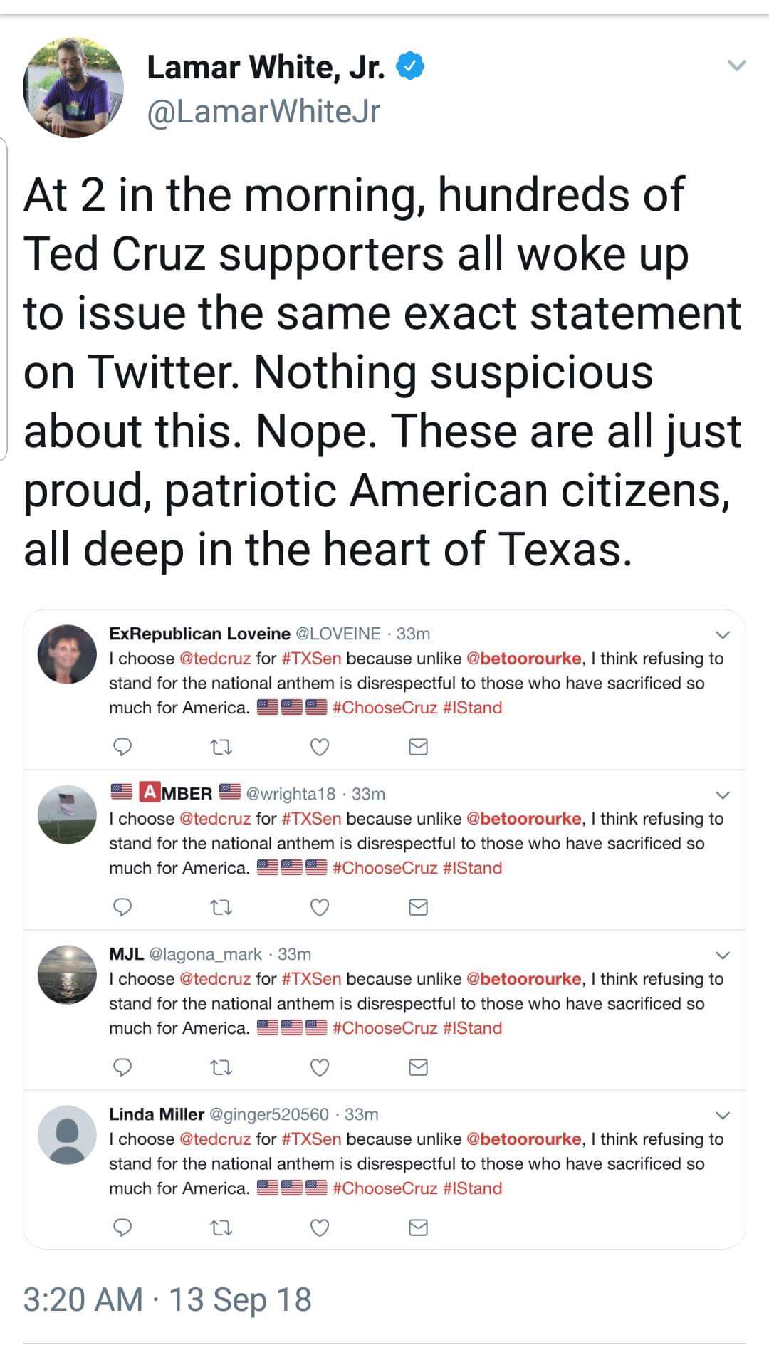 Twitter Bots love Ted Cruz