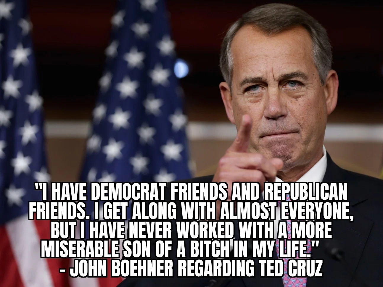 John Boehner doesn't like him